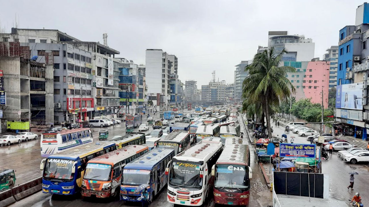 বিআরটি প্রকল্প: ১৪ দিন উত্তরায় যানজটের শঙ্কা, সময় নিয়ে বের হওয়ার অনুরোধ