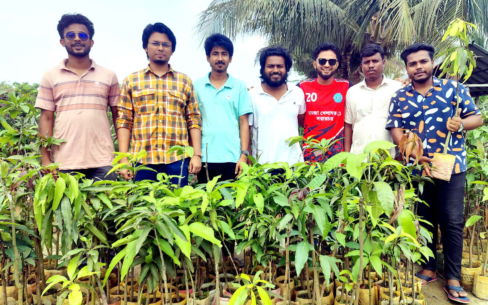 কেন্দ্রীয় ছাত্রলীগের নির্দেশে বাজিতপুরে নেতাকর্মীদের শতাধিক বৃক্ষরোপন