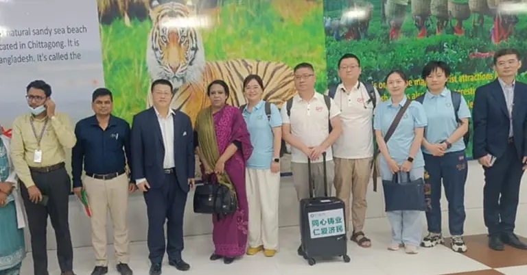 বিমান বিধ্বস্তে আহতদের চিকিৎসা সহায়তায় ঢাকায় চীনা চিকিৎসক দল